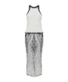 Attico Sleeveless Dress In Gray