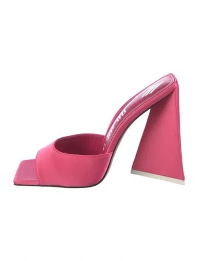 Pre-owned Attico Slides In Pink