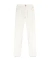 Attico Slim-cut Denim Jeans In White