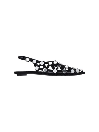 ATTICO GRID BALLERINAS