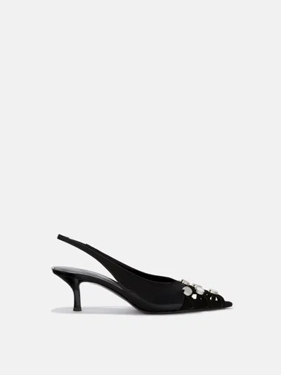 ATTICO SLINGBACK ''FIONA'' BLACK