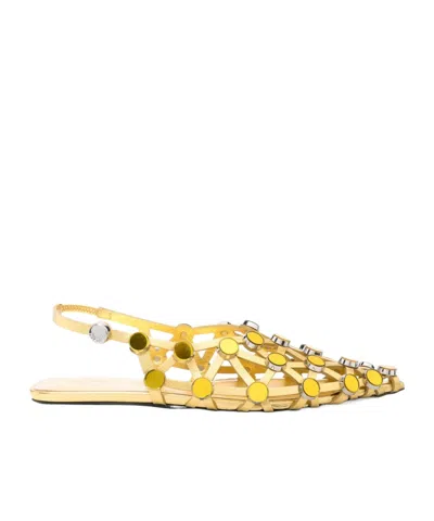 ATTICO SLINGBACK FLAT SANDALS