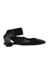 Attico Slingback Flats In Black