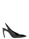 Attico Slingback ``viper`` Black In Black