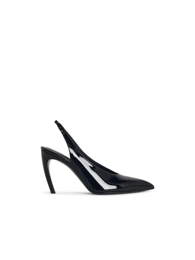 Attico Slingback 'viper' Neri In Black