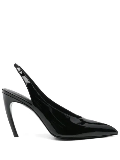 Attico Slingback 'viper' Neri In Black