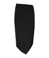 Attico Slit Skirt In Black