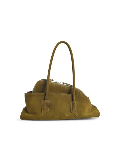 Attico La Passeggiata Small Bag In Brown