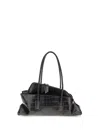 Attico Small La Passeggiata Shoulder Bag In Black