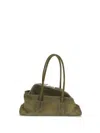 Attico Small La Passeggiata Shoulder Bag In Green