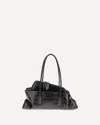 Attico Small La Passeggiata Shoulder Bag In Black