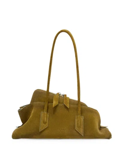 Attico Small La Passeggiata Shoulder Bag In Orange