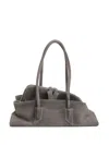 Attico Small La Passeggiata Shoulder Bag In Suede