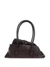 Attico Small La Passeggiata Tote Bag In Brown