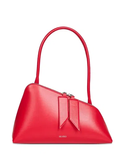 Attico Small Sunrise Shoulder Bag In Red