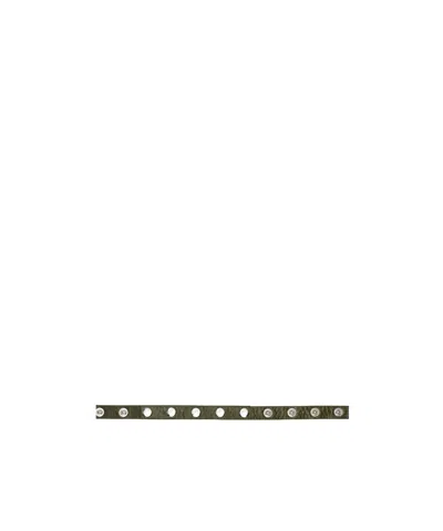 Attico Snap Buckle Belt In Green