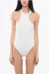 Attico Ribbed One Piece Swimsuit