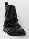 Attico 'square Toe Combat' Ankle Boots