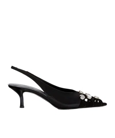 Attico Stiletto High Heels In Black