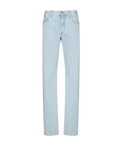 Attico Straight-leg Boyfriend Jeans In Blue