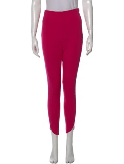 Pre-owned Attico Straight Leg Pants In Pink