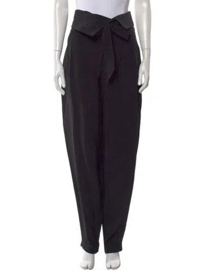 Pre-owned Attico Straight Leg Pants W/ Tags In Black