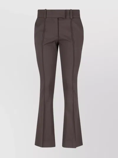 ATTICO STRAIGHT LEG TROUSERS BELT LOOPS
