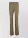 Attico Straight Leg Trousers With Pockets And Loops In Multi
