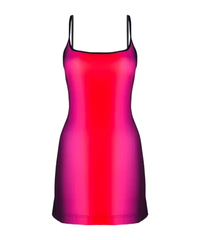 ATTICO THE ATTICO GRADIENT STRETCH MINI DRESS