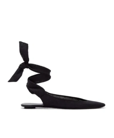 ATTICO STRAP-UP BALLET SHOES