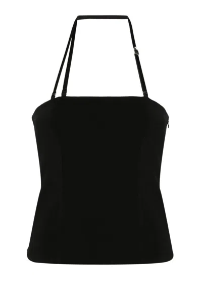 ATTICO STRAPLESS BLACK TOP