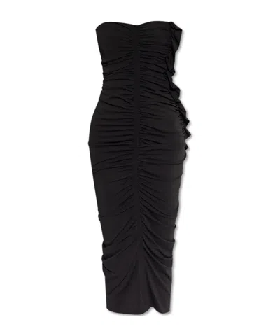 ATTICO THE ATTICO RUCHED MIDI DRESSES