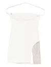Attico Strapless Mini Dress In White