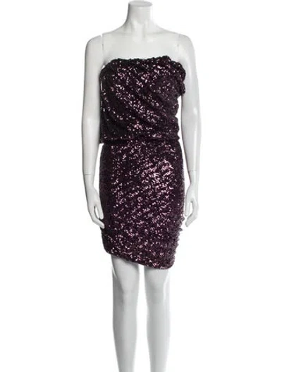 Pre-owned Attico Strapless Mini Dress