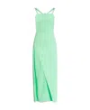 Attico Green Fujiko Midi Dress In Green