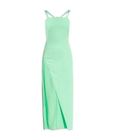 ATTICO THE ATTICO STRAPPY SPAGHETTI STRAP MIDI DRESS