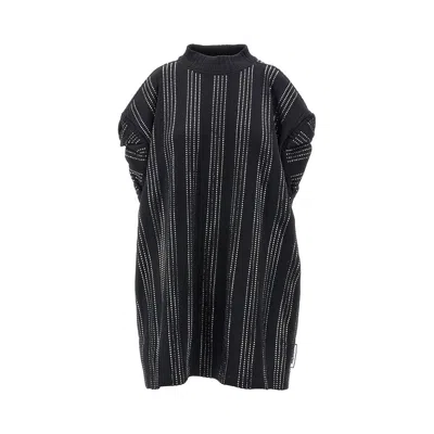 Attico Strass-embellished 'laurie' Mini Dress In Black