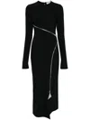Attico Midi Dress In Black  