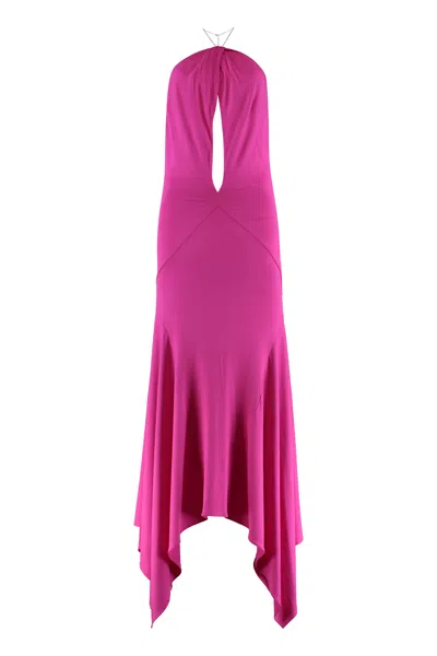 Attico Women's Stretch Viscose Dress In Pink