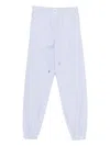 Attico Stripe Pull Trousers In Blue