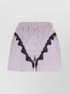 Attico Mini Striped Short Pants For Women