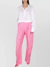 Attico Gary Zebra Cotton Jacquard Lantern Pants