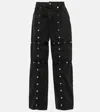 Attico Snap-button Pants In Black
