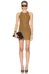 Attico Studded Midi Dress