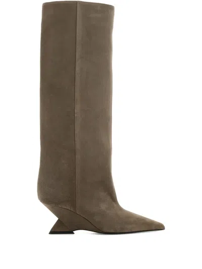 Attico Suede Knee-high Boots
