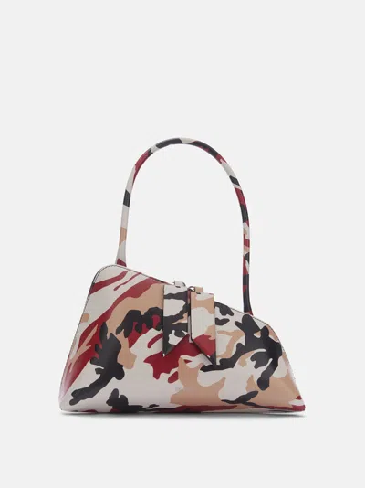 Attico Shoulder Bag ''sunrise'' Beige, Black, Red E Nude In Beige/black/red/nude