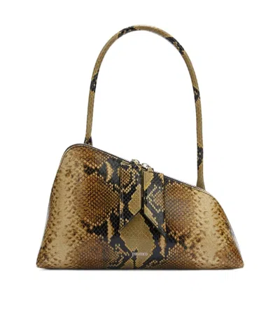 Attico ''sunrise'' Black And Sahara Shoulder Bag