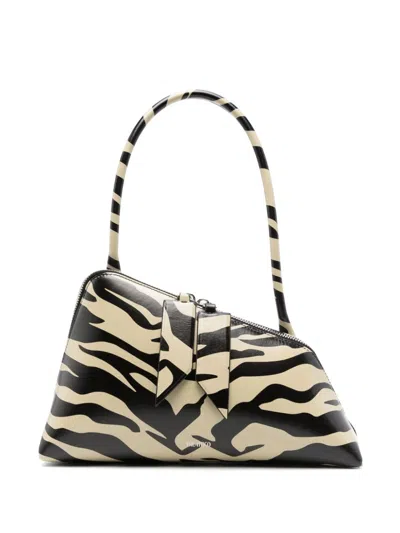 Attico Sunrise Shoulder Bag In Green