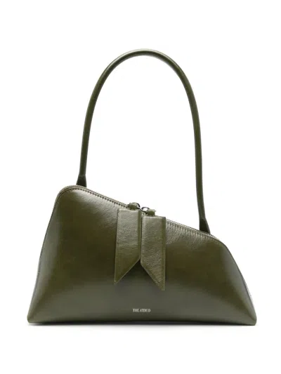 Attico Sunrise Shoulder Bag In Green