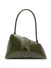 Attico Sunrise Shoulder Bag In Green